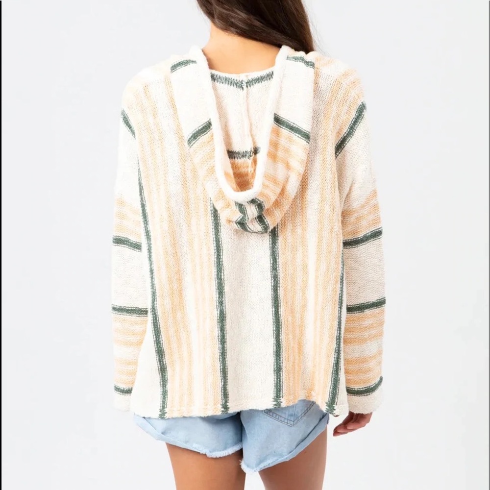 🔆RIP CURL🔆 LA BONITA PONCHO HOODIE SWEATER - Picture 6 of 9